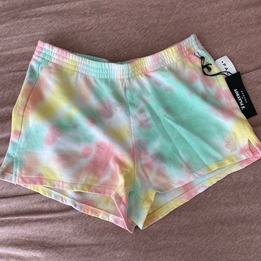 Playboy pacsun tie dye shorts